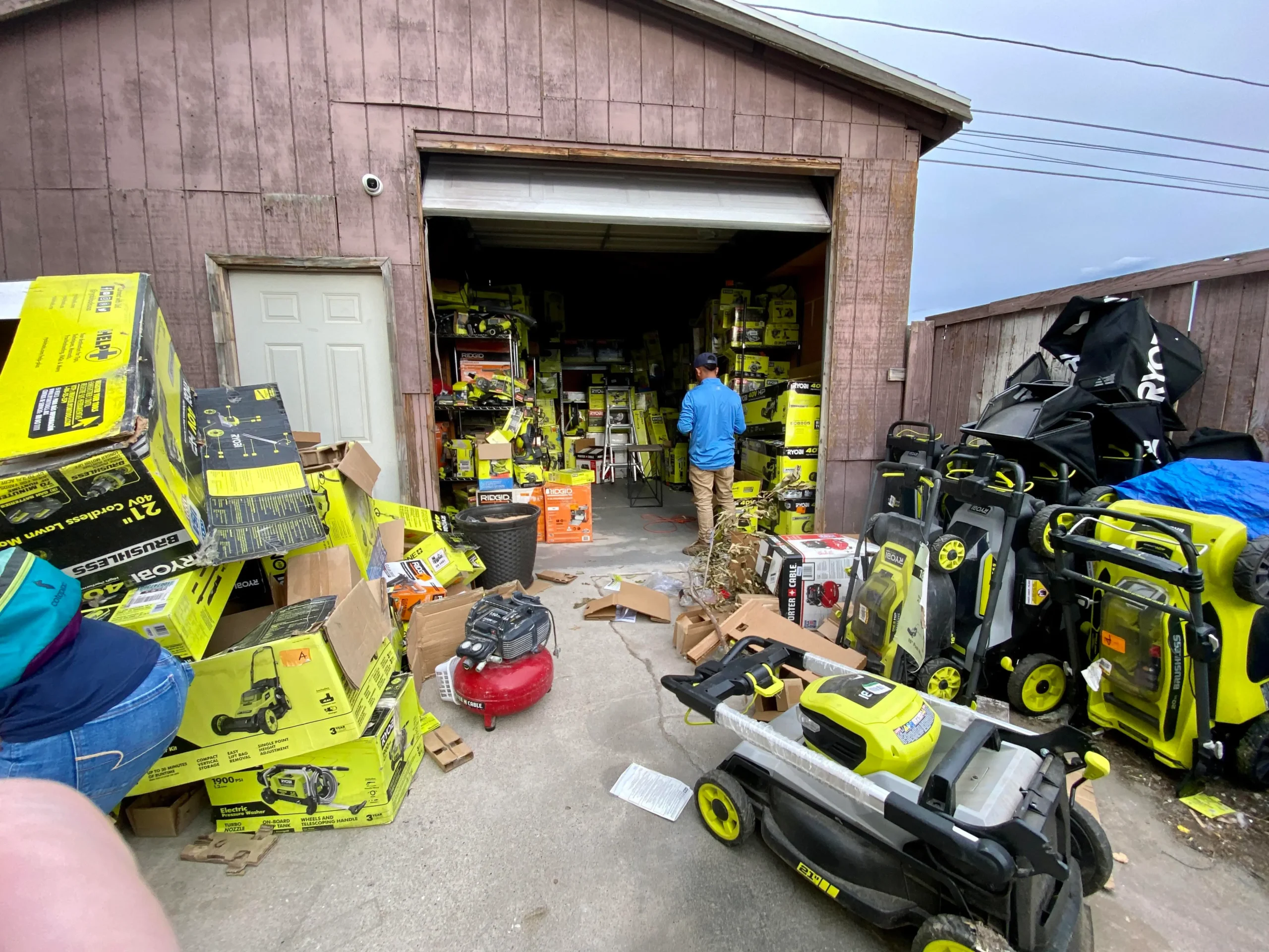 Pallet of Ryobi tools for sale